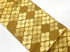 リサイクル　花菱模様織出し名古屋帯